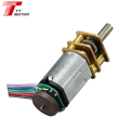 12mm dc electric brush motor N20 geared motor 12v with encoder